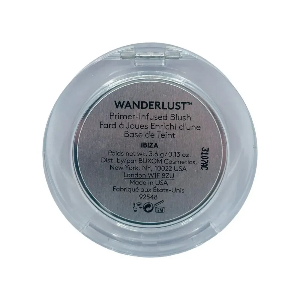BUXOM Wanderlust Primer-Infused Blush - Ibiza - 3.6g / 0.13 oz